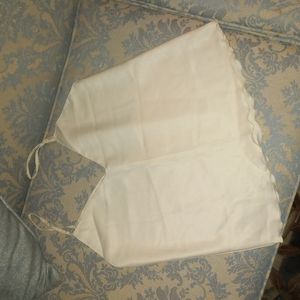 Vintage cream crop top